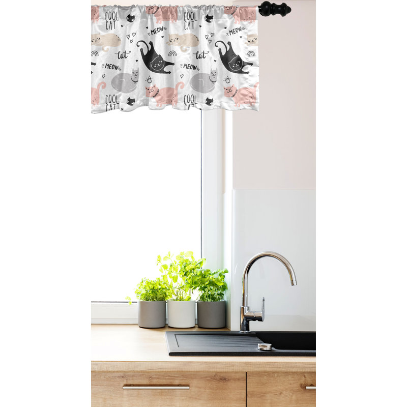 Ensemble de 2 cantonnières Ambesonne Pet, L 54 po x L 12 po