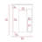 White 2 Piece Bathroom Set