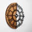 Horloge murale décorative en bois