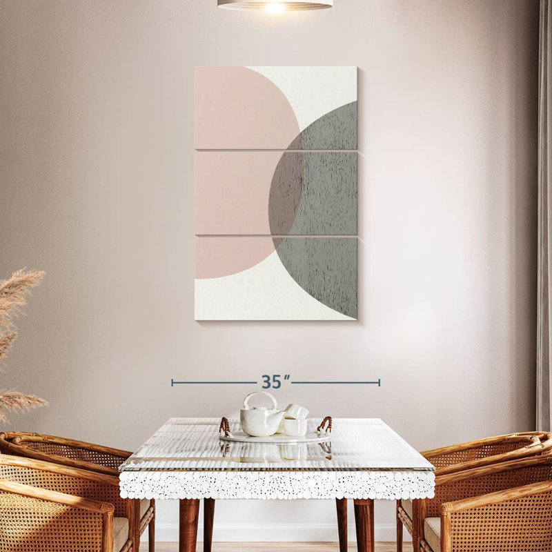 Avery Minimalist Circles II, 45" H x 28" W