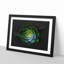 Dark Green Succulent Plant Paint Splash - Framed Print-56915743-56915746