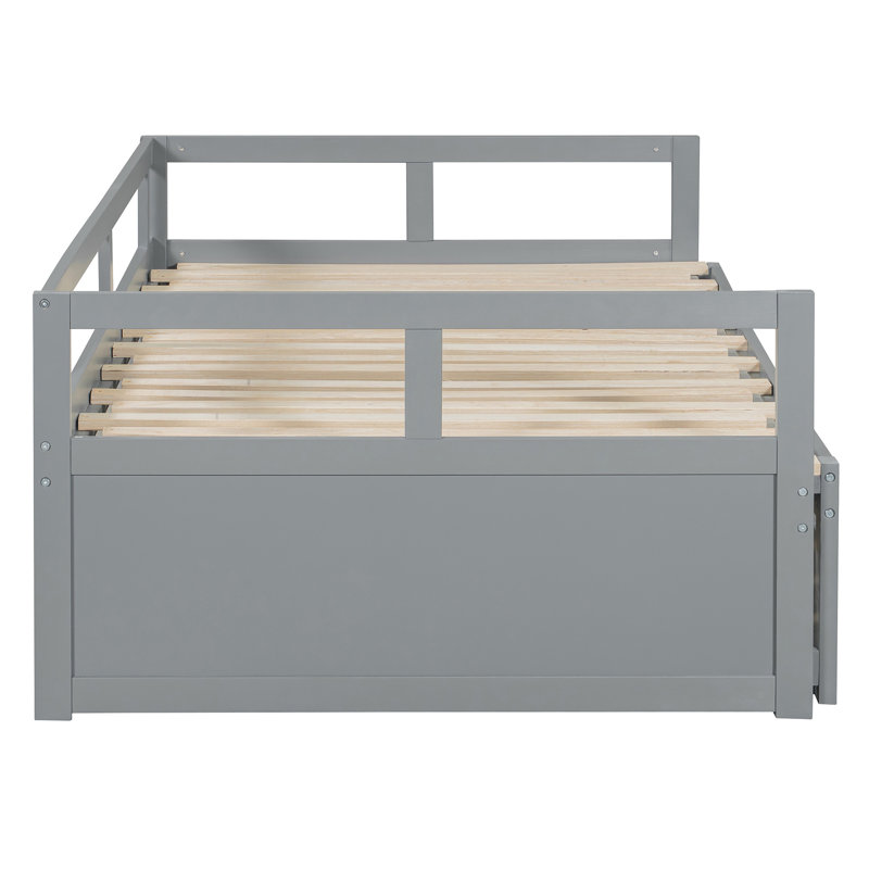 Extending Daybed With Trundle, Gray