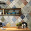 Riga 24" x 22" Ceramic Patterned Wall & Floor Tile