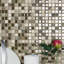 Carrelage mural de cuisine et de salle de bain en cristal et pierre multi-finis-36910447