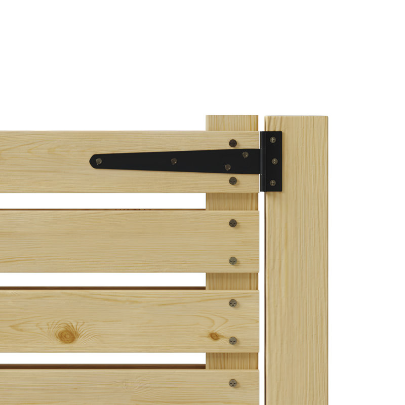 Wooden Garden Gate with Door Latch