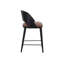 DEZIRAE COUNTER STOOL - BLACK - COGNAC LEATHER-359296379-359296378