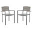 Chaise de patio empilable Cargile
