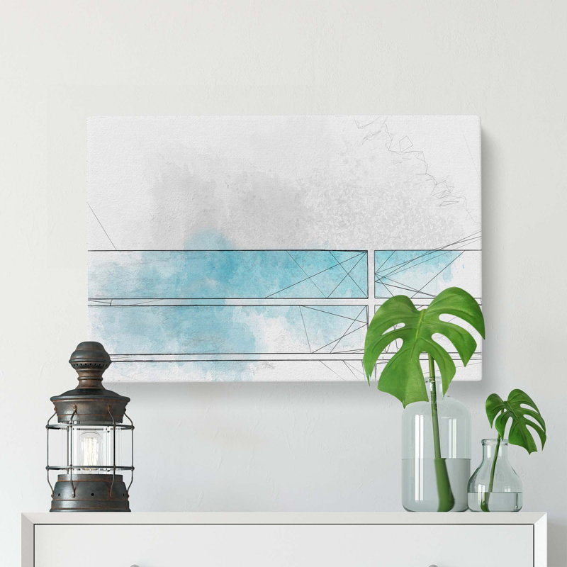 Lines Of Life In Abstract - Wrapped Canvas, 35cm H x 50cm W x 3cm D