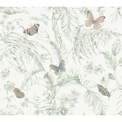 Papillon Animals/Insects,Floral Roll