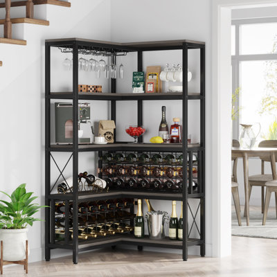 42 Bottle Wine Bottle & Glass Rack