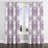 Boho Curtain panels - Paisley Soft Purple Mandala Grommet Curtain - 1 Panel-676223941-676223940