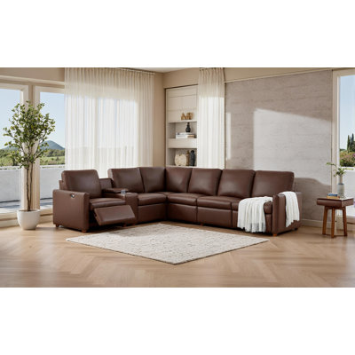The Seaside Reclining Sectional Sofa by Latitude Run