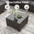6 Person Outdoor Wicker Furniture Set-1061767450