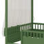 Lit plateforme avec baldaquin, barrières de sécurité et porte d'entrée pour les chambres d'enfants-82321688-82321695