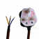 Vintage Fabric Flex 2M Plugin Pendant Light E27 Fitting With Inline Switch Purple