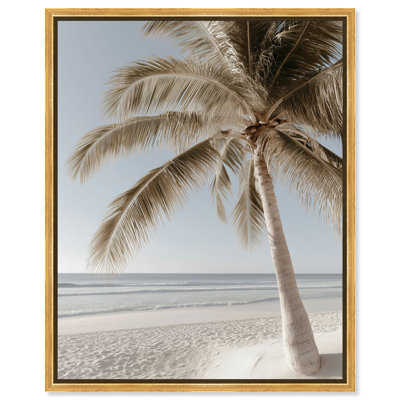 Creamy Coastal I Canvas Nautical & Beach Print by Oliver Gal, Black Frame, 16 x 20