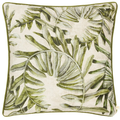 Kielder Forest Sherwood Abstract Green Square Cushion