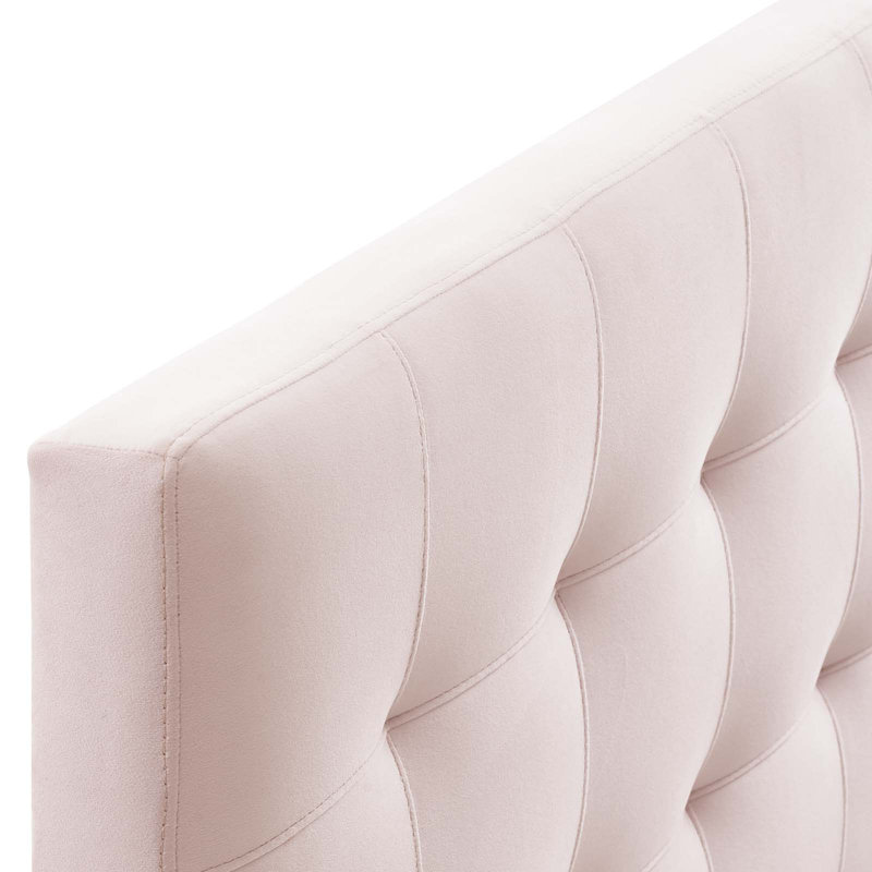 Tête de lit Copper Grove Worishofen par Modway, Rose, Jumeau