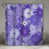 Motif floral mauve clair