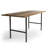 Braddock Solid Wood Top Metal Base Dining Table-174488762-174488753