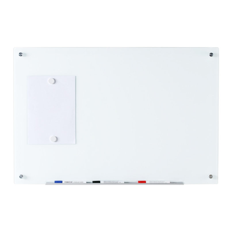 Tableau effaçable audio-visuel en verre magnétique direct, 24 po x 36 po