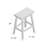 Kewaunee Solid Wood Counter Stool-1924059796-1924059799
