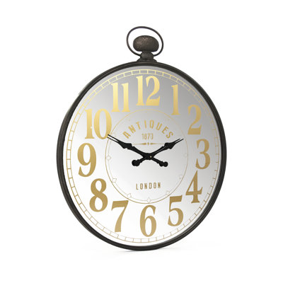 Burnell Metal Analog Wall Clock