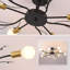 10-Light 78cm Semi Flush Mount
