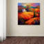 «Tuscan Villa Evening» par Kucera, reproduction d'art sur toile tendue-22071680