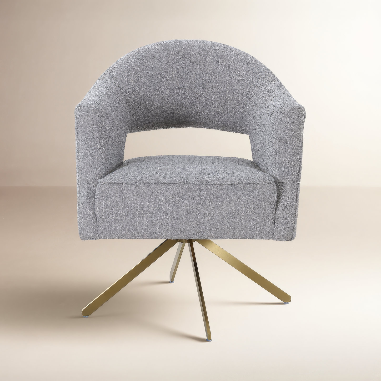 Glasgow Swivel Office Chair, Gold, Auburn