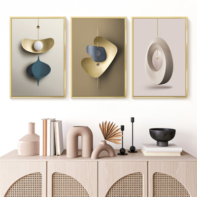 " Abstract Modern " 3 - Pieces