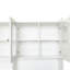 Bureau d'ordinateur avec porte en verre pour bureau à domicile ou bureau d'étude, bibliothèque et huche, bureau d'ordinateur avec bureau rotatif à 90 degrés, grand espace de travail-101378624