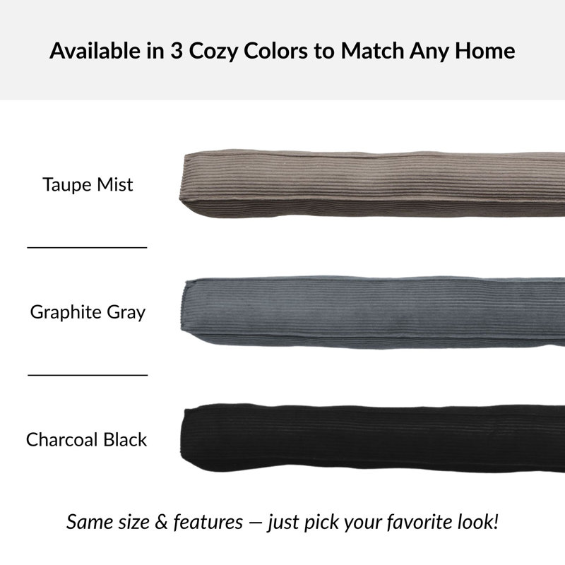 Corduroy Draft Stopper 32”, Brown