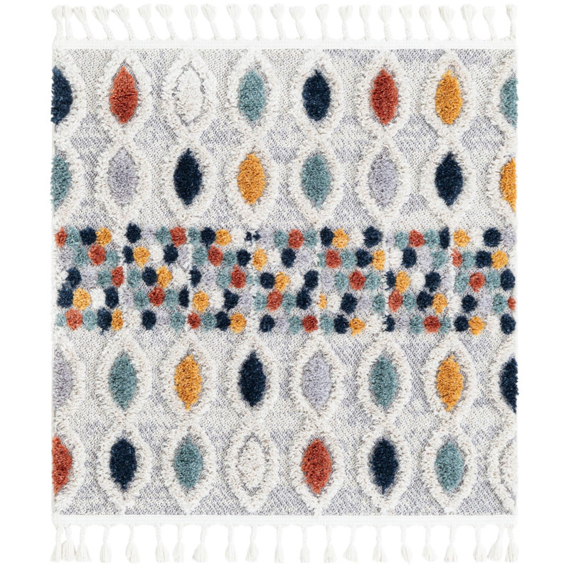 Shibani Abstract Indoor Rug, Square 3'3"