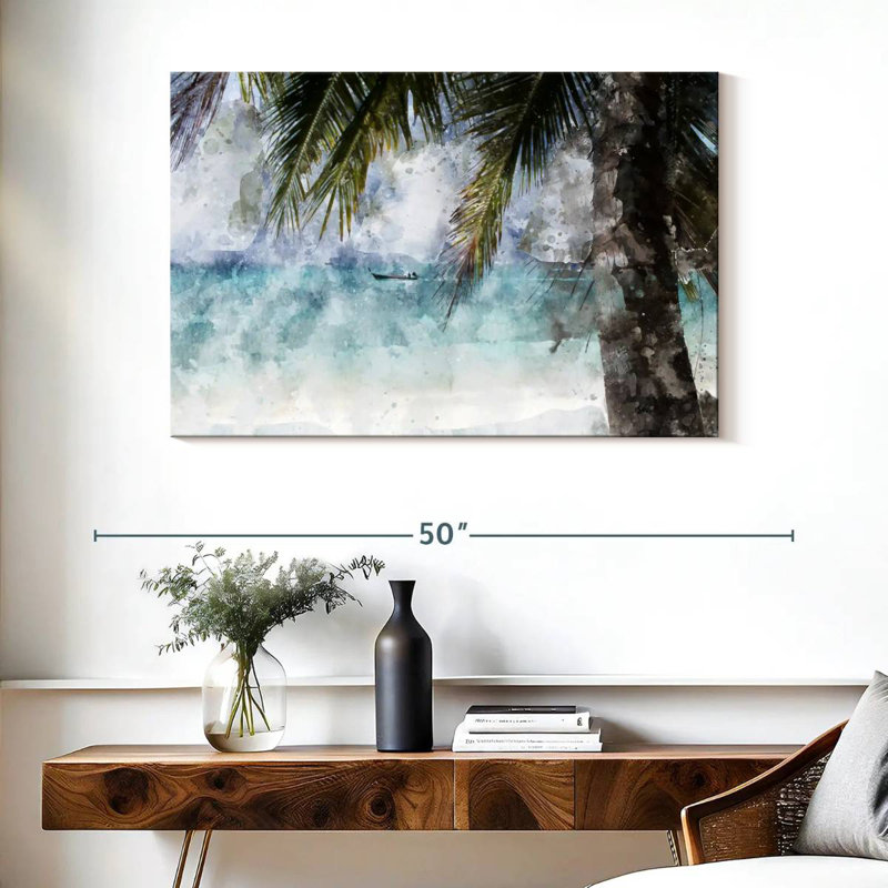 Gillard Palm Tree Abstract, 26" H x 39" W