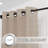 Dawan Natural Linen Sheer Curtains Flax Linen Blended Curtain Panels Living Room Solid Semi-Sheer Grommet Semitransparent Semi-Sheer Soft Privacy Drapes-1635607309-1630846340