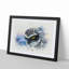Owl in Nepal in Abstract - Picture Frame Graphic Art Print-55735123-55735114