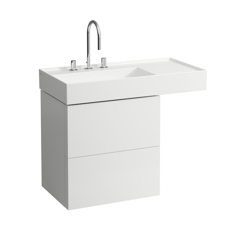 Kartell 35.38'' L Bathroom Sink, 8" Centers