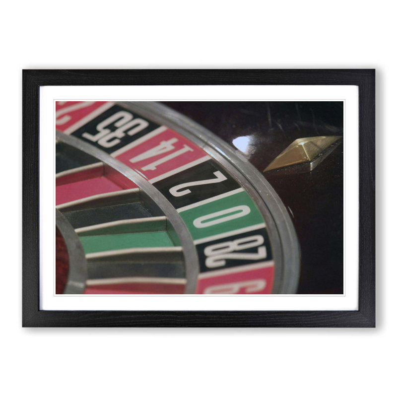 Single Picture Frame Print, Black