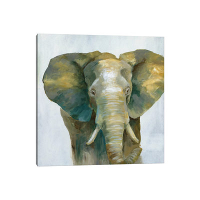 Jade Elephant - Painting on Canvas