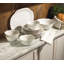 French Perle White 12-Piece Dinnerware Set