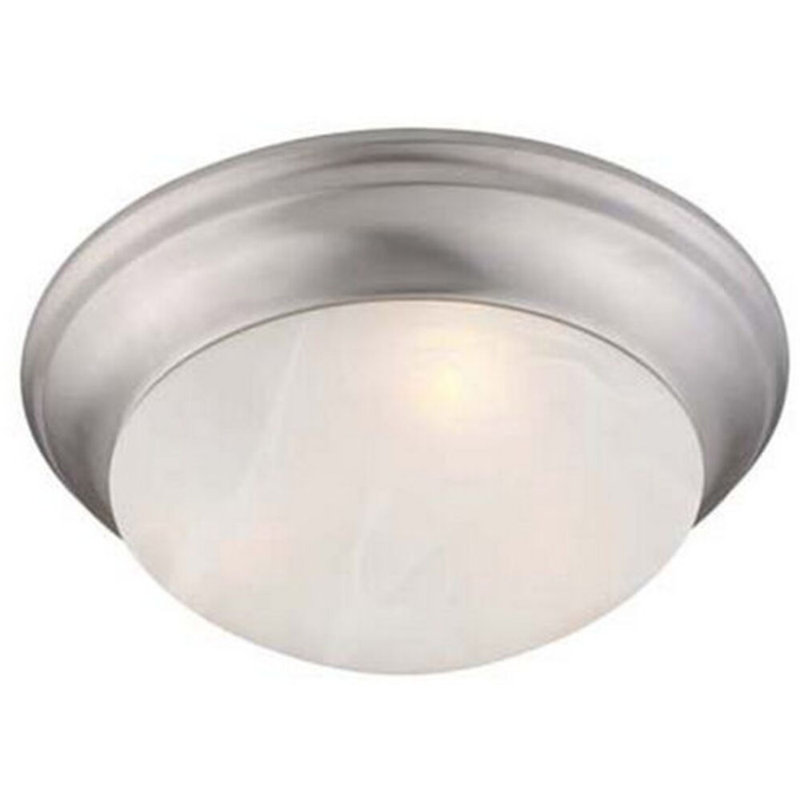 Patternsin Glass Flush Mount, Bronze