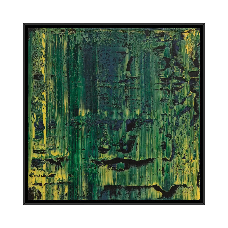 « billy jo », impression sur toile, Toile avec cadre noir, H 18 po x l 18 po x P 1,5 po