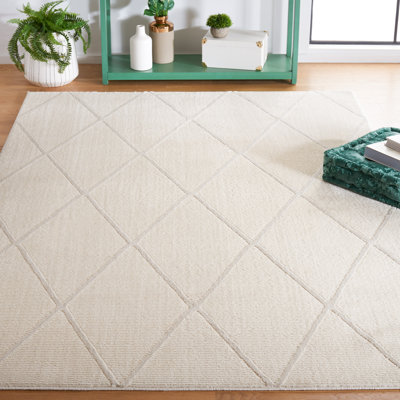 Revive Solid Color Area Rug In Ivory