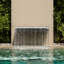 Outdoor Stainless Steel Waterfall Fountain-599569403