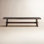 79" Acacia Wood Bench