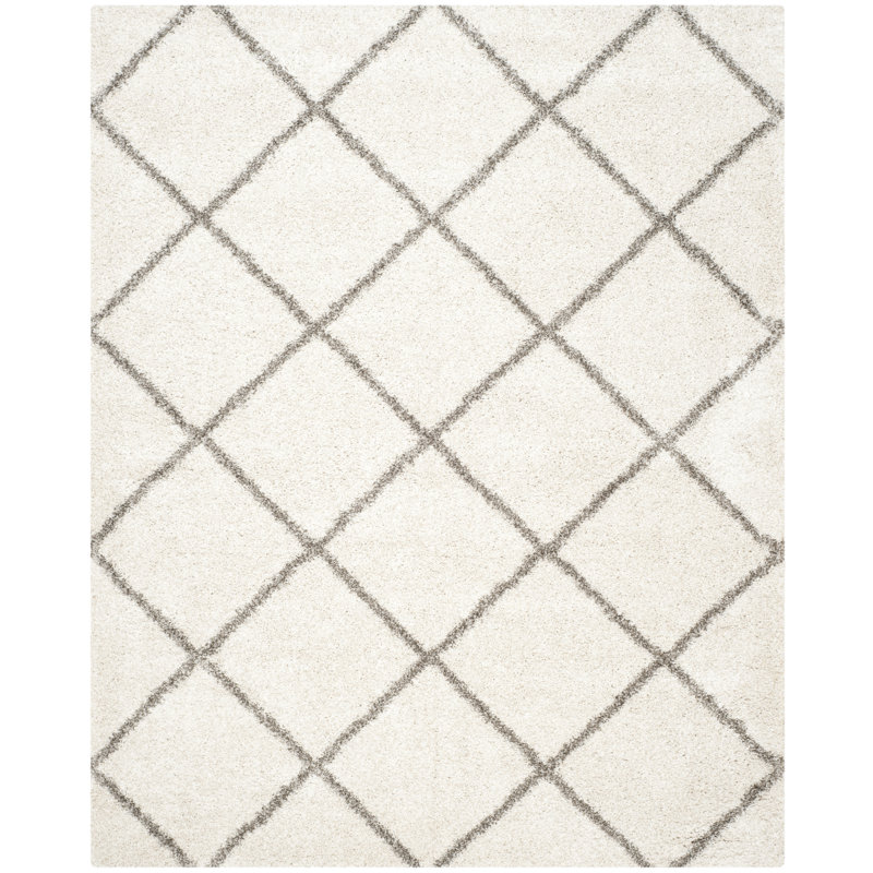 Hudson Geometric Area Rug, Rectangle 236 x 305cm, Plush 5cm