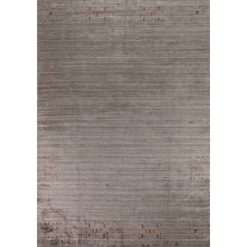Handmade Wool Gabbeh Indian Area Rug 9x11