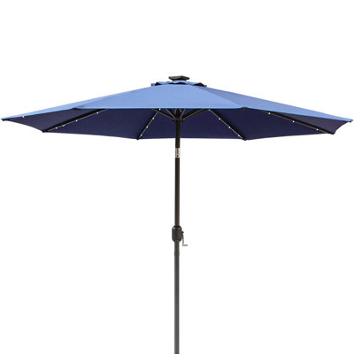 Antibes 2.7m Traditional Parasol with Lights