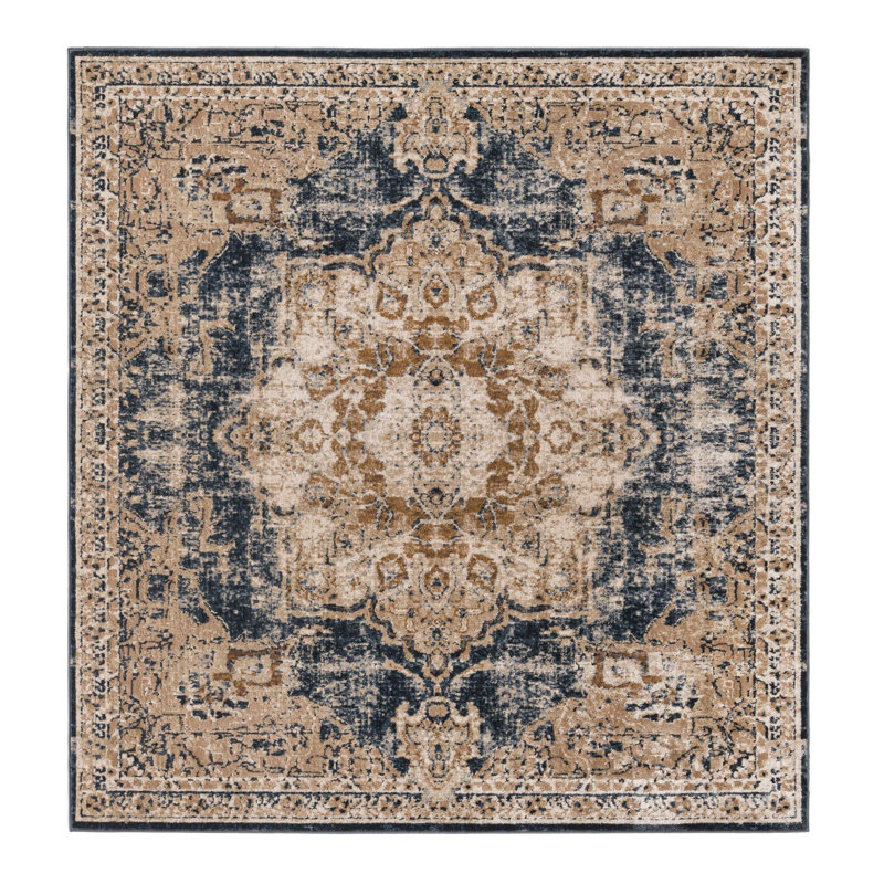 Arloa Oriental Indoor Rug, Square 5'3"